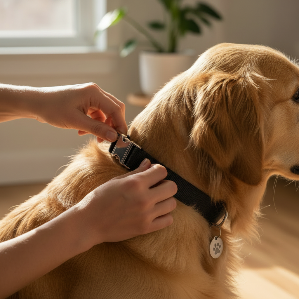 Black Pet Collar - Use Case